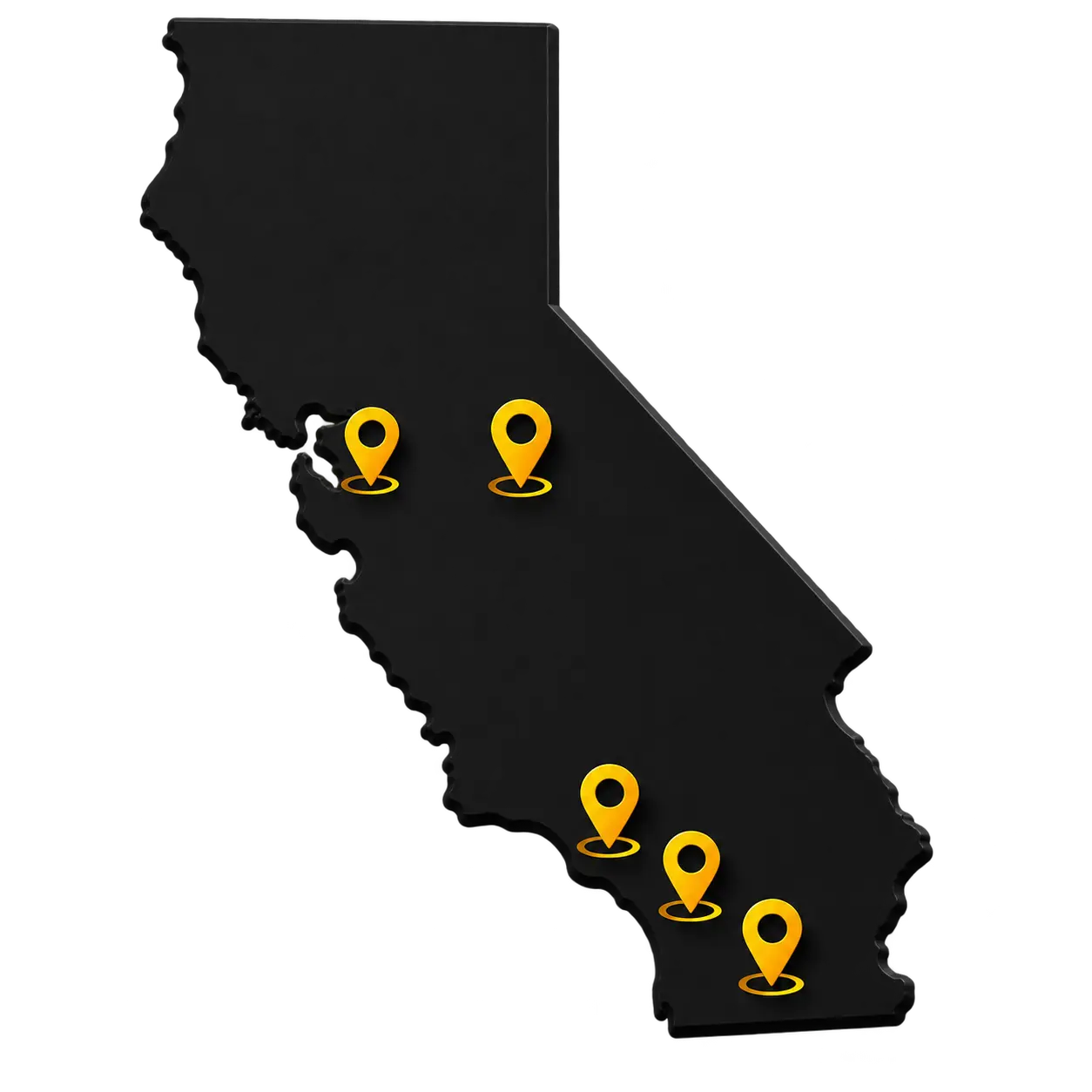California Service Area Map